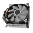 thumbnail image 1 of Cpu 12CM CPU Cooler 4 Heat Pipes 3 Wire Single Fan 5 Colored Lights PC CPU Cooling Fans With Bracket For  775 1150 For, 1 of 8