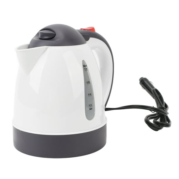 Hervidor Eléctrico Portátil Para Coche, Encendedor De Cigarrillos De Vije Por Carretera De 1000ml, Hervidor De Té Y Café Con Apagado Autico