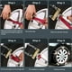 thumbnail image 2 of Cadenas antideslizantes para neumáticos, 2 piezas Cadenas de nieve Cadenas de nieve para automóviles Cadenas de nieve para neumáticos Máxima eficiencia, 2 of 11