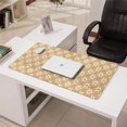 thumbnail image 3 of Long Mouse Pads for Desk,Golden Christmas Pattern Desk Mats on Top Of Desks, Desk Mouse Pad Extra Large with 3mm Non-Slip Base and Stitched Edge for Gaming,Office,Work,Home 31.5x15.7in, 3 of 5