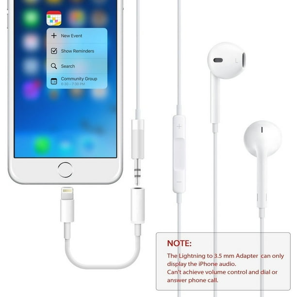 iphone 7 Lightning to 3.5 mm Headphone Jack Adapter