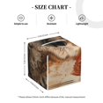 thumbnail image 3 of Kdxio Vintage Shiba Inu Art Print Tissue Box Cover,Square Decorative PU Leather Facial Paper Case Organizer Holder Dispenser for Bathroom,Night Stands,Desk,Car 5.2''X5.2''X5.2'', 3 of 6