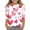 White, variant on Valentine's Day Shirt for Girls Heart Graphic T-Shirts Cute Tee Valentine Gift Crewneck Tees Tops 3-12 Years
