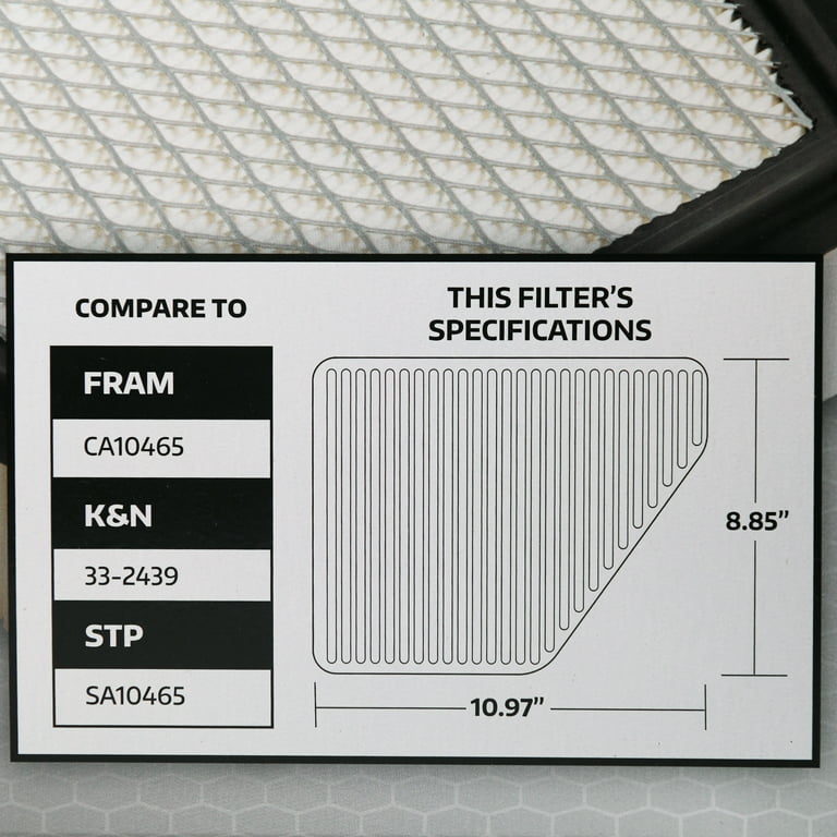 Super Tech 1510 Engine Air Filters, Replacement for GM and Chevrolet