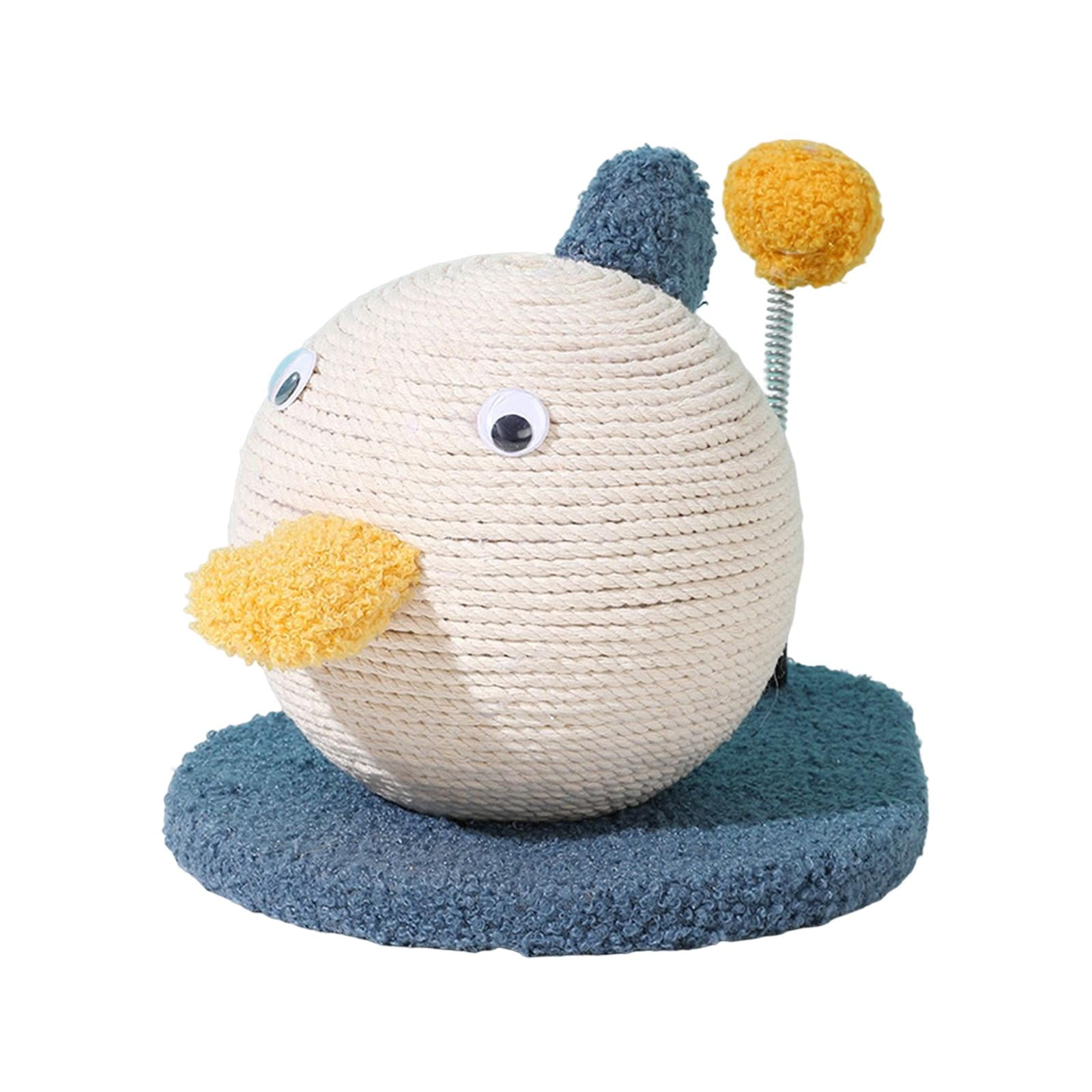 Bvdfgk Cat Scratcher Ball Exercise Interactive Toy Ball Furniture Protection Grind Claw Duck