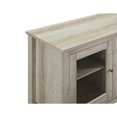 thumbnail image 3 of Meuble TV avec Cheminée Électrique Traditionnelle 58 Pouces MDF - Chêne Blanc, 3 of 9
