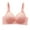 Pink, variant on Comfort Wireless Lace Bralette for Women Light Padded Bra Everyday Push up Bra Comfort Sleep Bra Khaki