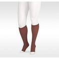thumbnail image 3 of Juzo 2002 Soft Open Toe Knee Highs w/Silicone Band Border - 30-40 mmHg Reg Black II, 3 of 5