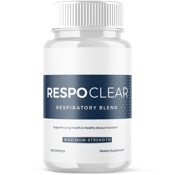 RespoClear Advanced Formula Pills Supporting Lung Health and Respiration Respo Clear 60 Capsules