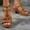 Brown, variant on ATENAR Womens Sandals Open Toe Summer Women Sandals Beach Womens Shoes Black 7.5
