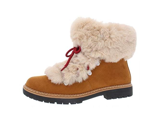 lace up winter boots with fur