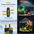 thumbnail image 5 of Rechale Double Head Aquarium Clip Light with USB Port & Remote Control – Adjustable Timer, 3 Light Colors & 10 Brightness Levels, 360° Rotation, High-Intensity LED for Enhanced Photosynthesis, 5 of 9