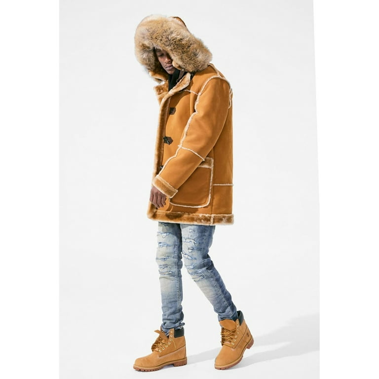Jordan Craig Men Denali Shearling Jackets Cognac Walmart
