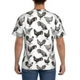 thumbnail image 3 of Bixox Men's Funny Chicken Printed Short Sleeve Skinny Athletic T-Shirt, 3 of 6