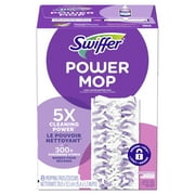 Swiffer Power Mop Cleaning Pads Refill, Floor Cleaner for Mopping Tile, Vinyl, Laminate, 8ct
