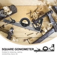 thumbnail image 2 of MasteelfCA 1Set Woodworking Angle Ruler 3-in-1 Square Angle Ruler Measurement Tool Silver, 2 of 8