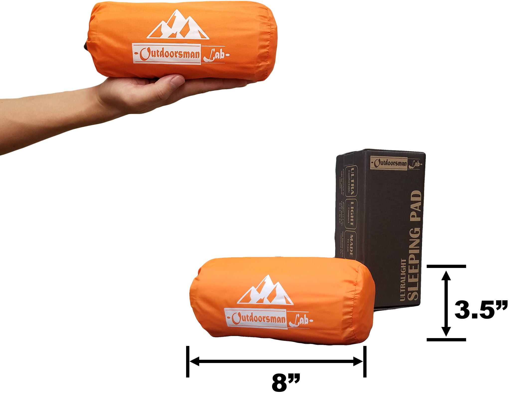 Details about   OutdoorsmanLab Ultralight Sleeping Pad UltraCompact for Backpacking Camping Blue