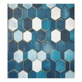 thumbnail image 6 of Yayeee Magnetic Dishwasher Cover for The Front Decoration Home Kitchen Machine Sticker Protector, Dark Blue Hexagon Patterns, 6 of 6