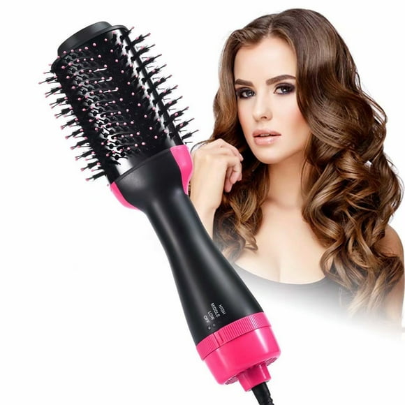 Hair Dryer Brush, Hot Air Brush, Dry & Straighten & Curl in One Step Hair Dryer and Volumizer, Smooth Frizz with Ionic Technology