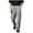 Gray, variant on Men Contrast Drawstring Elastic High Waist Multi Flap Cargo Corduroy Wide Leg Pants Deep Side Patch Pockets Thick Soft Textured Streetwear Daily Trousers L