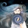 thumbnail image 2 of Flores, Paula Belle 26x26 White Modern Wood Framed Museum Art Print Titled - My Secret Universe, 2 of 4