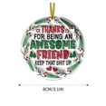 thumbnail image 3 of Boovnll Christmas Tree Decorations, Christmas Acrylic Pendant Concave Textured Round Pendant Decoration, Christmas Decorations, Christmas Decor, Christmas Decorations Indoor, 3 of 5