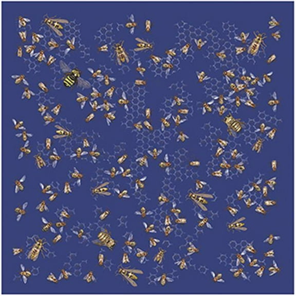 Bees Bandana, 22 x 22 in.