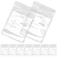 thumbnail image 4 of 100 Uds bolsas de sellado bolsas de embalaje con cremallera bolsas transparentes resellables bolsas selladas transparentes, 4 of 5