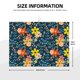 thumbnail image 2 of Fotbe Blue Floral Alfombrilla de Secado para Cocina con Estampado, 18x24 Pulgadas, 2 of 7