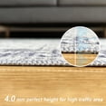 thumbnail image 3 of JV Home Area Rug Napoli Grey 2'x3'3" Washable Carpet Anti Slip, 3 of 6