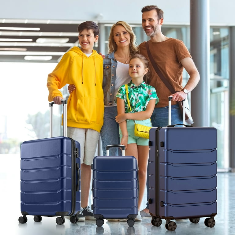 GIANNA 28 Inch Hardside Luggage, Expandable Rolling Luggage with