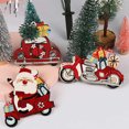thumbnail image 3 of Colgantes Para Árboles De Navidad, Adornos Para Árboles De Navidad De Madera, Artesanías Colgantes, Decoración De Camiones Para La Decoración Del Festival Del Árbol De Navidad12 Uds Noticed HA013118-00, 3 of 6