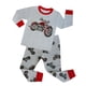 thumbnail image 4 of Conjuntos de pijamas para niños y niñas, ropa de dormir de Navidad para niños, Pijama para niños, motocicleta, avión, cohete, dinosaurio, búho, ropa de dormir estampada, 4 of 4