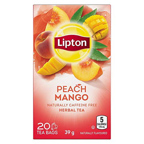 Lipton Peach & Tea Bags 20 Tea - Walmart.com