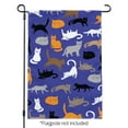 thumbnail image 2 of Crazy Cat Pattern Garden Yard Flag, 2 of 3