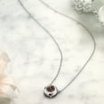 thumbnail image 4 of Gem Stone King 925 Sterling Silver Pendant with Chain Solitaire Necklace Set with Round Fancy Brown Zirconia, 4 of 4