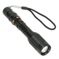 thumbnail image 3 of Telescopic Zoomable Flashlight, Bright Flashlight Aluminum Alloy  For Camping Black, 3 of 8