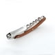 thumbnail image 3 of destapador/destapa corchos multifuncional de acero inoxidable con palisandro, saca corchos hecho a mano perfecto para destapar botellas de vino, cervezas y refrescos (Madera LingWen Bottle opener, 3 of 5