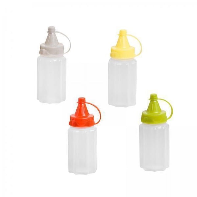 5x Almacenamiento de botellas , para ensaladas, botellas de condimentos multifuncionales portátiles vacías, Mini botella de de 5 piezas