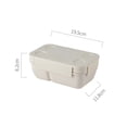 thumbnail image 3 of Partitioned Lunch Box for Office Workers and Students, Microwave Safe, Airtight Food Storage Container, 1 Pack, 3 of 7
