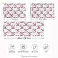 thumbnail image 4 of Haosy Satin Pillowcase for Hair and Skin Standard Cooling Silk Pillow Case with Envelope Closure Unicorn and Love Balloon 20"x30", 4 of 9