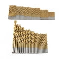 thumbnail image 2 of Spiral Drill Bit,98pcs Titanium Coated High HSS Drill Bit Drilling Tool Unbeatable Value, 2 of 13