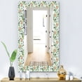 thumbnail image 4 of DESIGN ART Designart 'Green Flowers 10' Traditional Mirror - Vanity Printed Mirror 23.7 in. wide x 31.5 in. high, 4 of 5