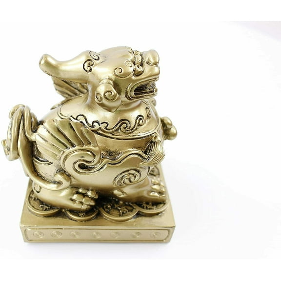 Feng Shui Decor. Pi Xiu (Brave Troops) Pi Yao 4" Attract Money, Business Success