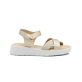 thumbnail image 4 of Sandalia Para Dama Plataforma Suela Blanca Super Comodas plateado 26, 4 of 7