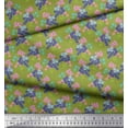 thumbnail image 3 of Soimoi Cotton Cambric Fabric Flower Artistic Decor Fabric Printed Yard 56 Inch Wide, 3 of 3