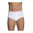 thumbnail image 3 of Fruit Of The Loom Mens Dual Defense Classic Briefs 9 Pack, S, White, 3 of 12