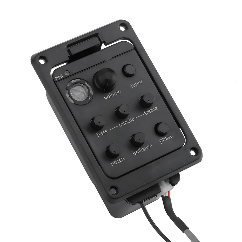 Yihuala Acoustic Guitar Preamp Equalizers Tuner Piezo Pickup Equalizers Systems 201 Acoustic Guitar Equalizers Tuner Piezo Picku