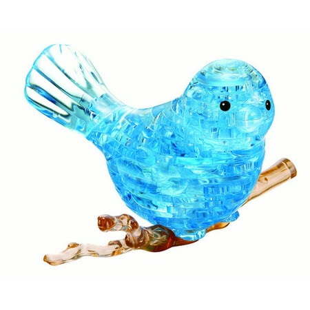 Standard 3D Crystal Puzzle - Bird (blue)