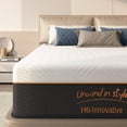 thumbnail image 2 of 10 Inch King Size Hybrid Mattress in a Box, Pocket Spring, Medium Firm, Supportive for Restful Sleep, 2 of 8